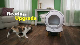 ScoopFree® SmartSpin™ SelfCleaning Litter Box [upl. by Ddet]