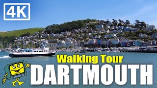 Dartmouth  Devon UK  4K Walking Tour  June 2023 [upl. by Sordnaxela]