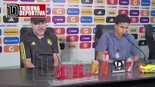 DECLARACIONES DE ENDERSON MOREIRA Y JHILMAR LORA TÉCNICO Y JUGADOR DE SPORTING CRISTAL [upl. by Adnoval]