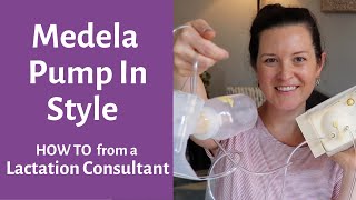 Medela Pump In Style Advanced  How to use Medela breast pump [upl. by Zingale]