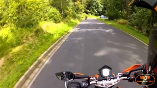 7 Days at the Limit 04  enjoy Luxemburg I Eifel KTM Duke125 Honda Varadero GoPro [upl. by Noeruat]