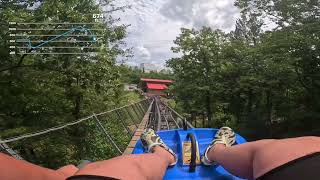 Branson Mountain Coaster 500 Foot Drop and 60MPH [upl. by Janek]