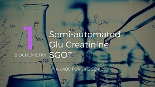 Semi Auto Analyzer Glu Creatinine and SGOT [upl. by Zillah]