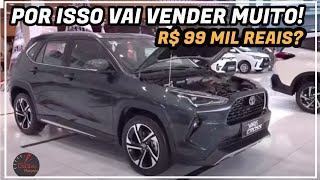 YÁRIS CROSS 2024 O QUE ESPERAR DO NOVO SUV DA TOYOTA NO BRASIL PREÇO E CONCORRENTES [upl. by Hamimej]