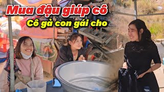 Lần đầu tán cô gái xinh đẹp bán đậu phụ trên đường về cháu bất ngờ ghé qua nhà chị Cô Cô [upl. by Sola]