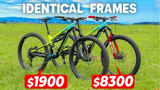 Cheap vs Expensive MTB Upgrades  FULL season [upl. by Kcirdaed]