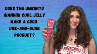 Umberto Giannini Curl Jelly Product Review As OneandDone Product For Wavy Curly Hair [upl. by Kushner]