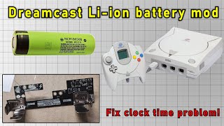 Dreamcast advanced controller board  18650 Liion rechargeable battery mod [upl. by Damaris]