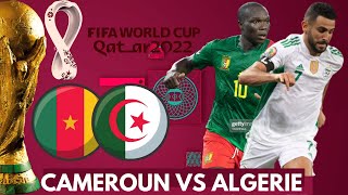 🔴🇨🇲🇩🇿 LIVE CAMEROUN  ALGERIE  BARRAGES MONDIAL 2022  MAHREZ VS ABOUBAKAR  FOOTBALL AFRIQUE [upl. by Ordnas]