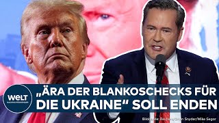 USA Michael Waltz soll Donald Trumps Sicherheitsberater werden UkraineHilfe steht auf der Kippe [upl. by Basia]