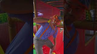 Blippis Big Red Slide Adventure  Blippi Short Educational videos  Shorts Blippi Viral [upl. by Euqram]