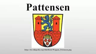 Pattensen [upl. by Sherj]