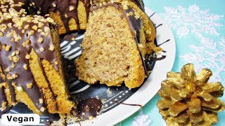 Adventskalender saftiger Haselnusskuchen  Vegan  Rezepte für Weihnachten [upl. by Blunt]