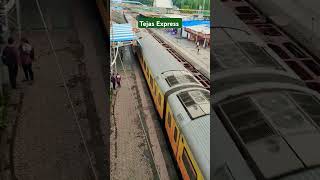 Tejas Express skipping Valsad😍 indianrailways tejasexpress railway explore trainlover [upl. by Eihcra]