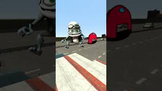 Crazy Frog And Scary Among Us Nextbot On Road [upl. by Isiahi]