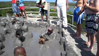 El Totumo mud volcano Cartagena Colombia [upl. by Rolph]