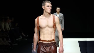 Emporio Armani Menswear SpringSummer 2025 Milan [upl. by Garland]