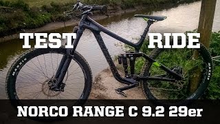 TEST RIDE 2  2017 Norco Range C 92 29er [upl. by Staten]