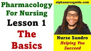 Pharmacology For Nursing Students  Lesson 1 Introduction to Pharmacology  Pharmacology Chapter 1 [upl. by Auohs364]