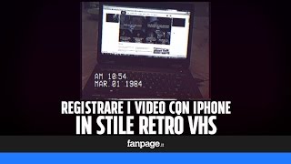 Registrare i video con iPhone e Android in stile retrò VHS [upl. by Winou17]