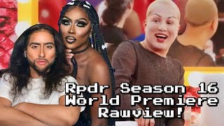 RPDR Season 16 Premiere Rawview [upl. by Lhadnek]