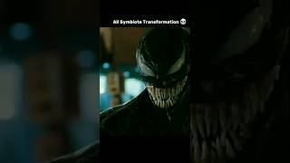 Venom all transformation 20072024 💀 new edits venom marvelshort shorts [upl. by Cirdek]