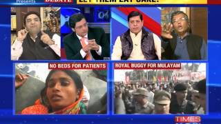 The Newshour Debate Who Wants To Party Like Mulayam  Part 1 21st Nov 2014 [upl. by Ambrosia]