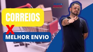 DIFERENÇA entre contrato dos CORREIOS x MELHOR ENVIO [upl. by Nanreit356]