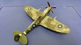 RAAF Spitfire Mk VIII 148 Scale Build [upl. by Damarra]