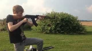 Saiga 410 and Wasr AK47 Fun [upl. by Nordin]