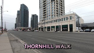 🇨🇦 Greater Toronto Walk  Yonge Street Thornhill Vaughan [upl. by Eahsel475]