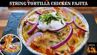 String tortilla chicken fajita recipe [upl. by Zelikow625]