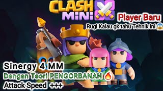 Sinergy 4 Marksmandengan Teori Pengorbanan   Clash Mini [upl. by Kenwood]