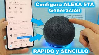 Como CONFIGURAR ALEXA Echo Dot 5 Generacion [upl. by Miranda]