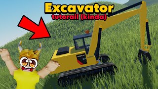 Excavator System Roblox UNCOPYLOCKED [upl. by Naivaj]