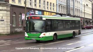 Buses in Tallinn Estonia [upl. by Earissed239]