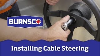 How To Install A Cable Steering System On Your Boat [upl. by Ahseihs]