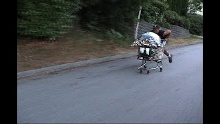 Carts of Darkness Trailer NFB homeless men racing shopping carts [upl. by Gill]