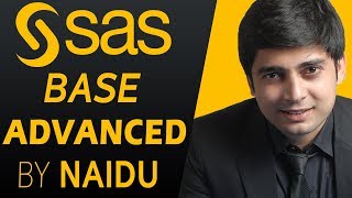 Online SAS Training – SAS BASE amp SAS ADVANCED Course Training by Naidu [upl. by Antonina]