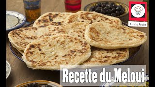 Spécial Ramadan Recette Meloui facile Thermomix Msemen crêpes marocaine [upl. by Hartzke]