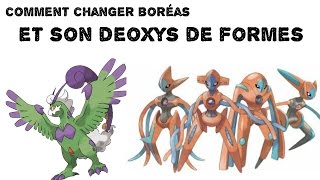 Tuto  comment changer de formes ces pokémon  déoxys et boréas  démétéros fulguris  dans ROSA [upl. by Shiekh583]