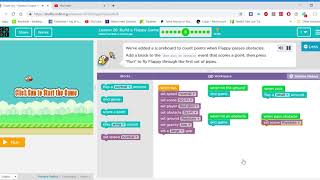 Lesson 26 Build a Flappy Game 6 [upl. by Lette]