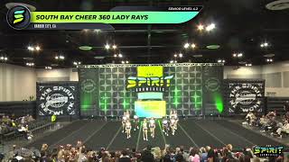 South Bay Cheer 360 Lady Rays  SoCal Spirit Showcase 2024 [upl. by Weaver574]