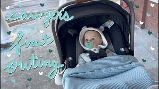 Reborn Baby Sawyers First Outing Shopping with Reborn Doll  Kelli Maple [upl. by Othilie]