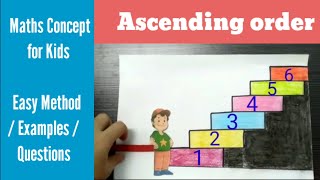 Ascending Order  Maths Concept For Kids  Easy Method [upl. by Amlas]