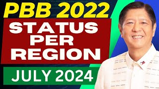 DEPED PBB 2022 STATUS PER REGION UPDATE  JULY 2024 [upl. by Mei]