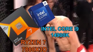 Intel Core i9 14900K VS AMD Ryzen 7 7800X3D [upl. by Clem]