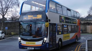 MEGA Pennines HILL CLIMB  ADL Enviro400 MMC 10608 SN16 OWJ  Stagecoach Bee Network [upl. by Adniralc]