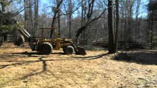 Allis Chalmers 615 backhoe demo [upl. by Roee]