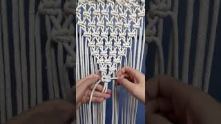 DIY Macrame Tote Bag Tutorial  Easy and Stylish [upl. by Nylauqcaj]